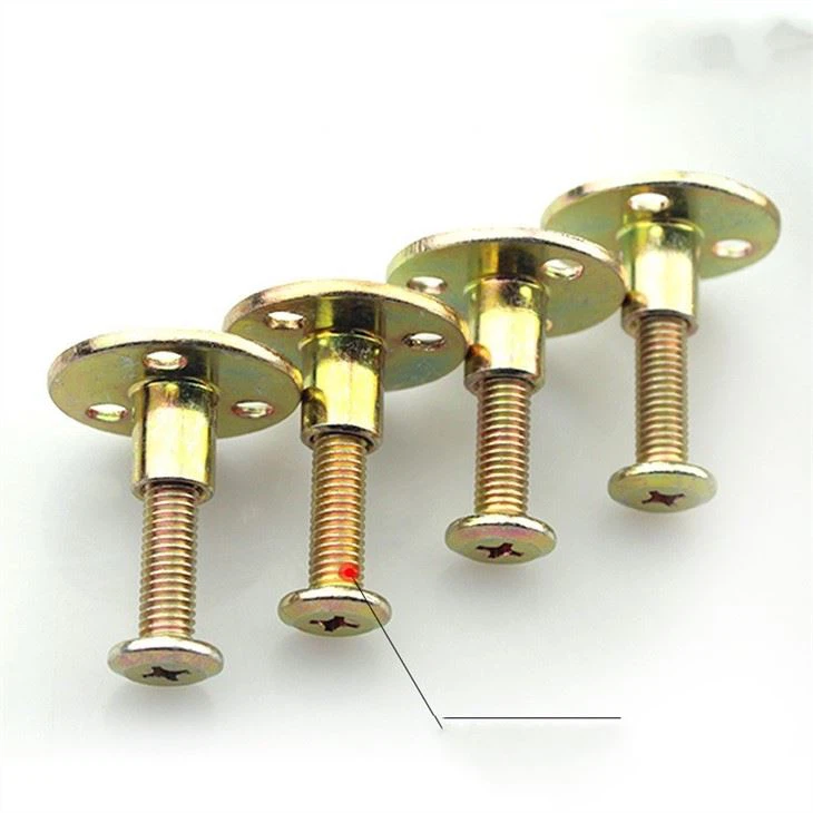 	M8 Round Flat Base T Nuts 3-Hole Tee Furniture Nut suppliers
